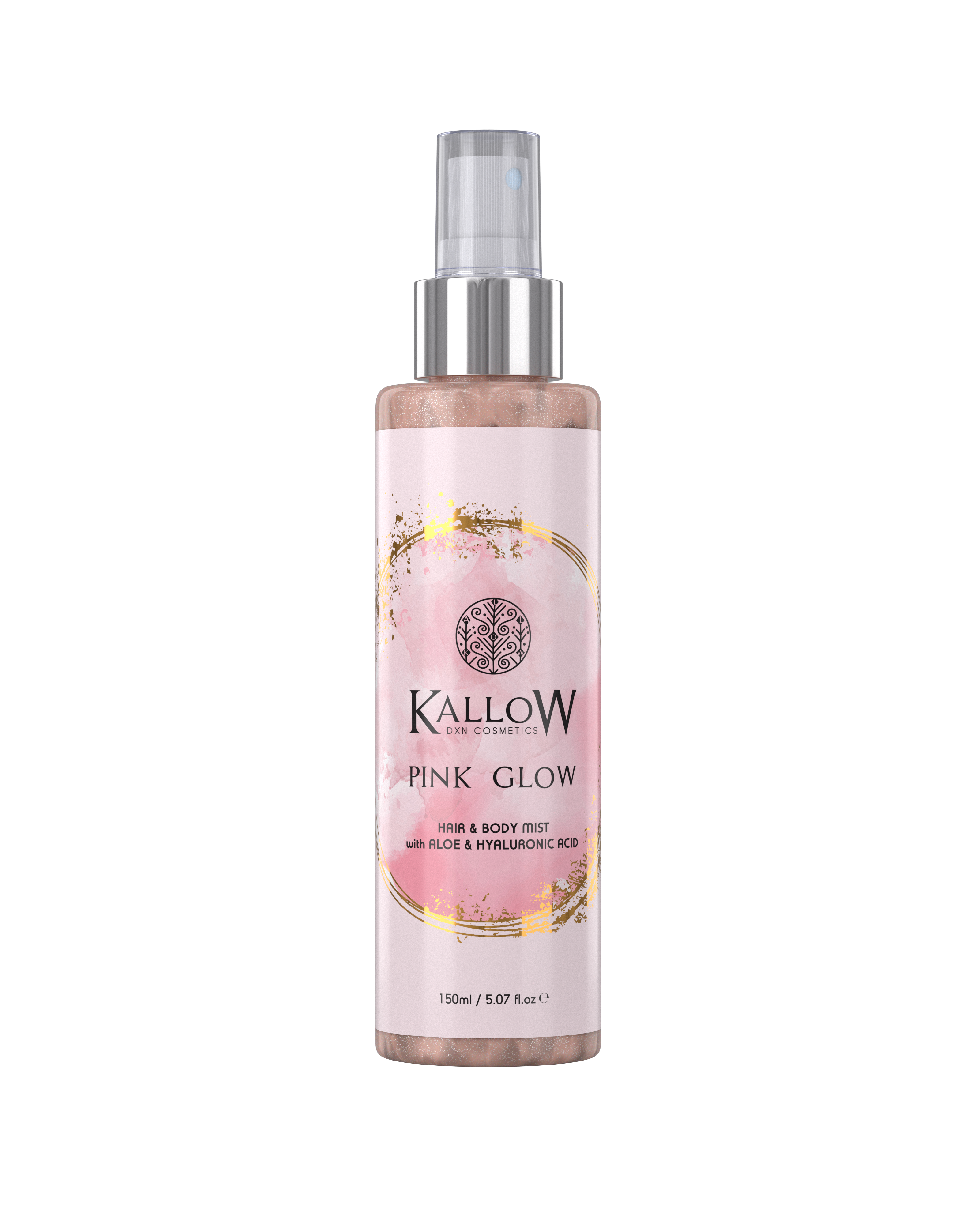 DXN Kallow – Розов блясък за коса и тяло с алое и хиалуронова киселина (19.08 euro)