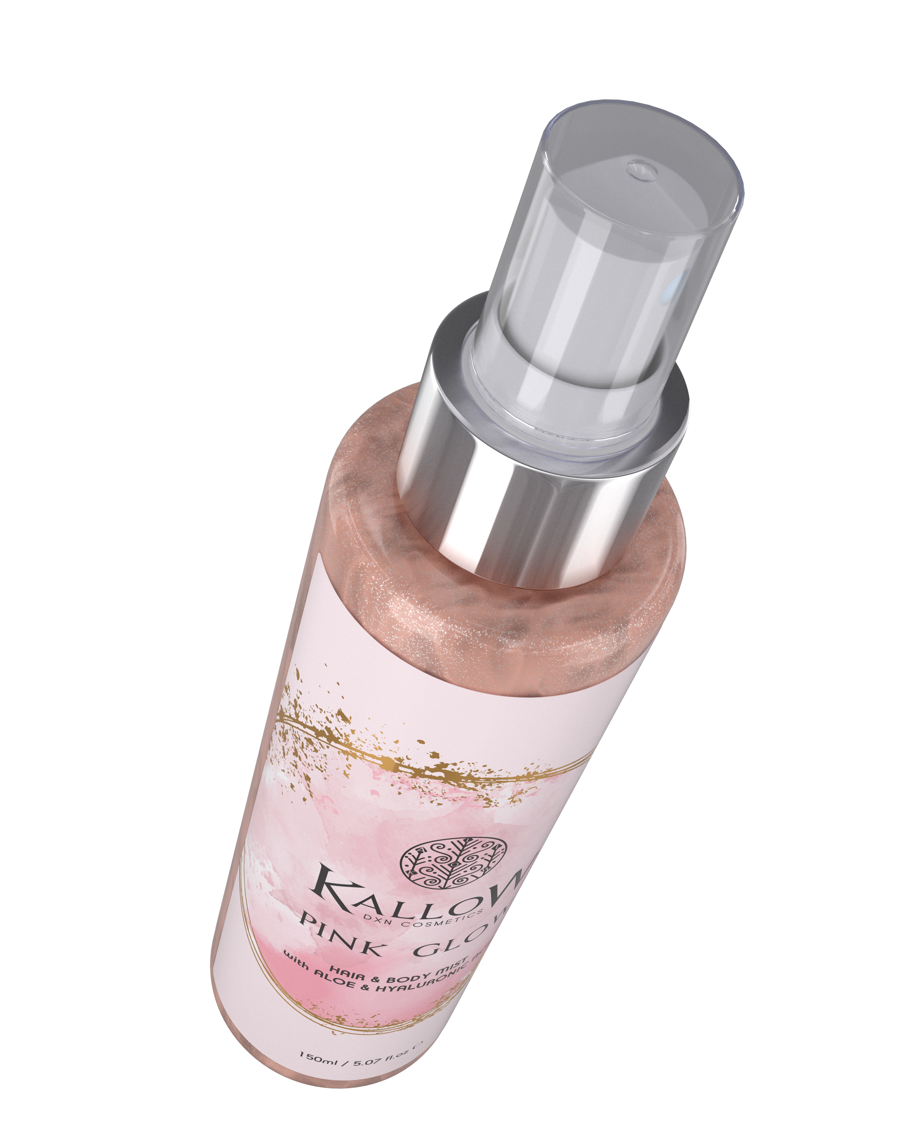 DXN Kallow – Розов блясък за коса и тяло с алое и хиалуронова киселина (19.08 euro)