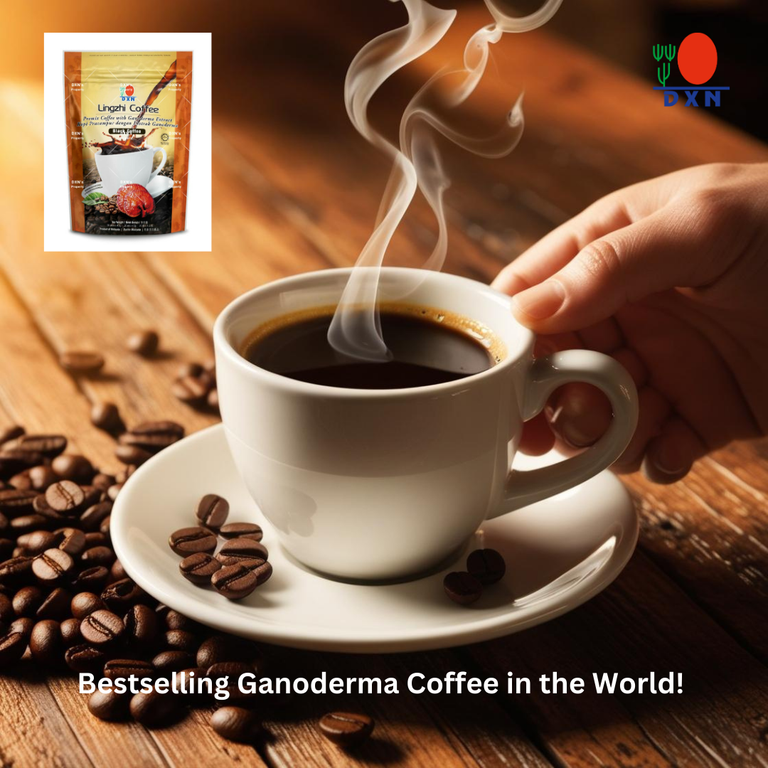 DXN Черно кафе Премиум Сет - чисто без изкуствени добавки с екстракт от Ганодерма(24,97 euro)