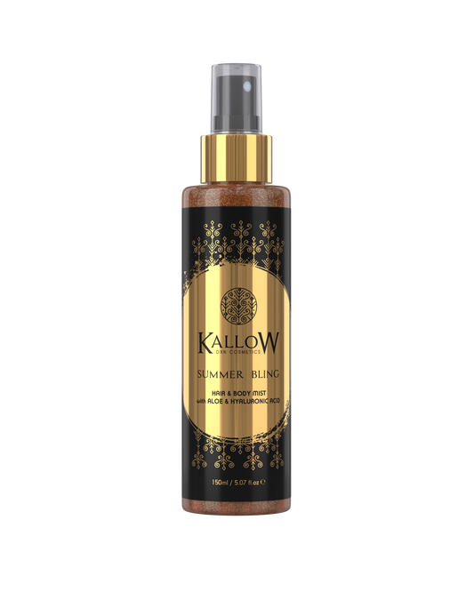 DXN Kallow – Summer Bling спрей за коса и тяло с алое и хиалуронова киселина бронзов блясък( 19.08 euro)