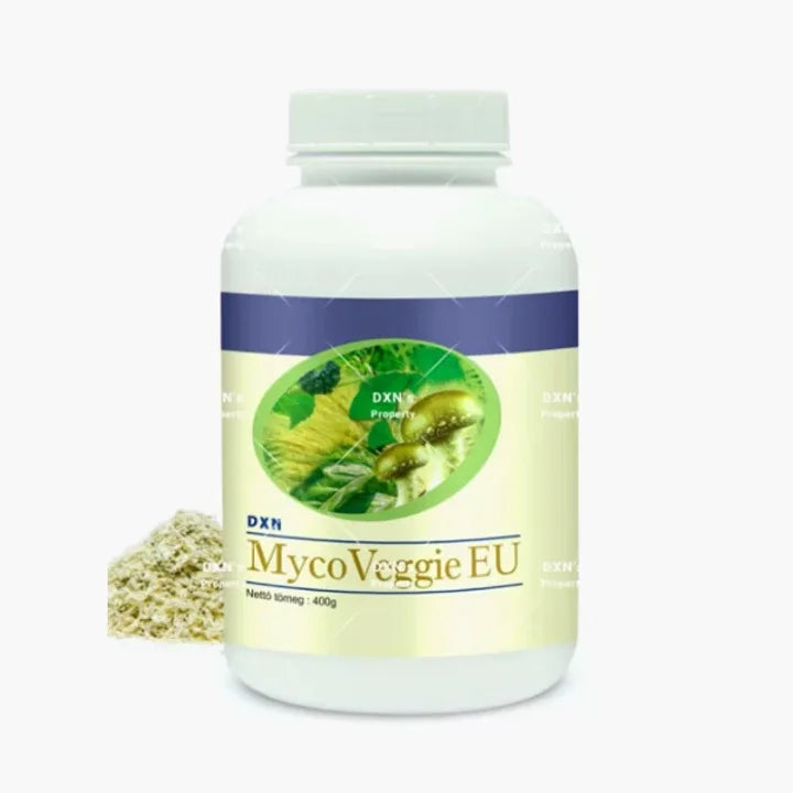 DXN Myco Veggie EU Mико Веджи 400гр (126,96 euro)– микс от билки, гъби и зеленчуци на прах